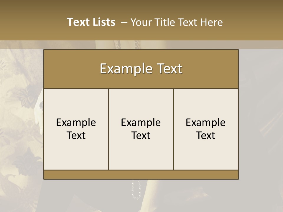 Fashion Vogue Antique PowerPoint Template