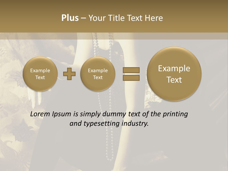 Fashion Vogue Antique PowerPoint Template