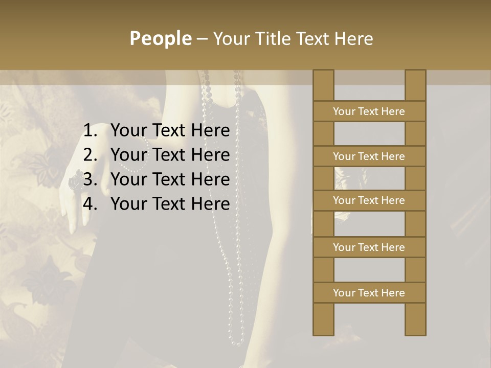 Fashion Vogue Antique PowerPoint Template