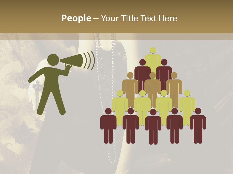 Fashion Vogue Antique PowerPoint Template