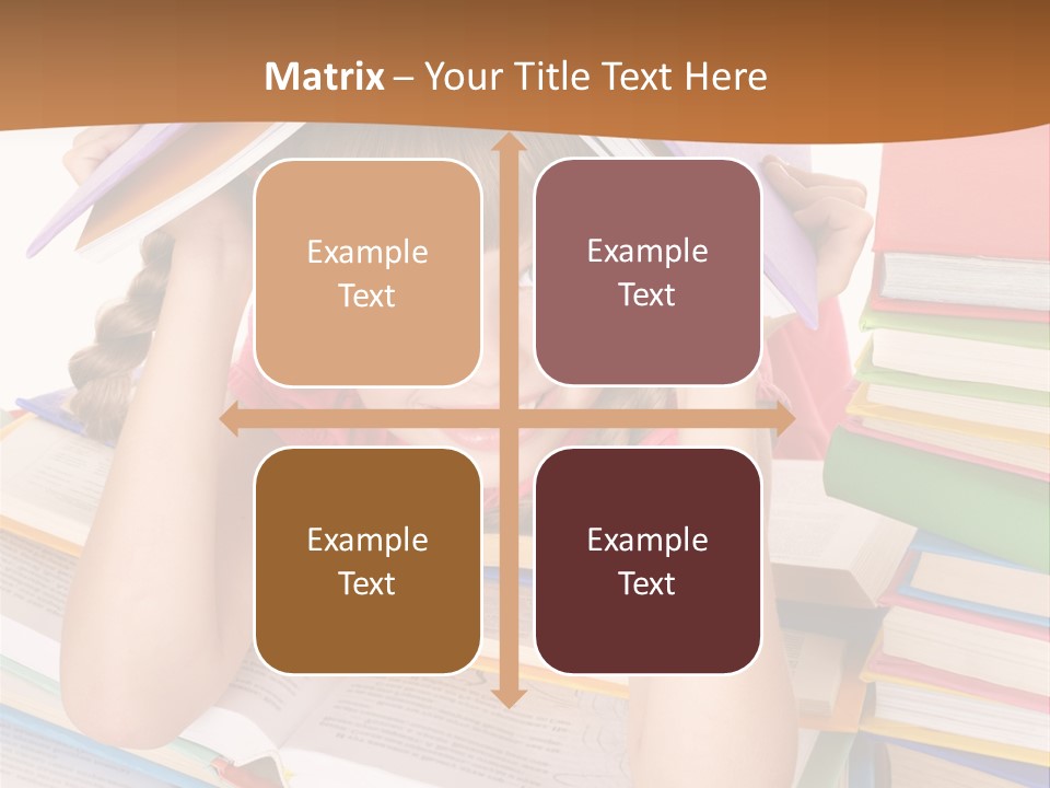 Table Back To School Study PowerPoint Template