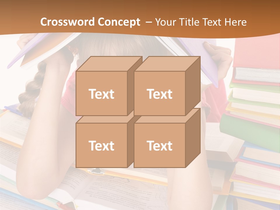 Table Back To School Study PowerPoint Template