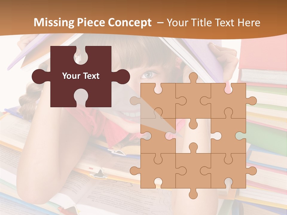 Table Back To School Study PowerPoint Template