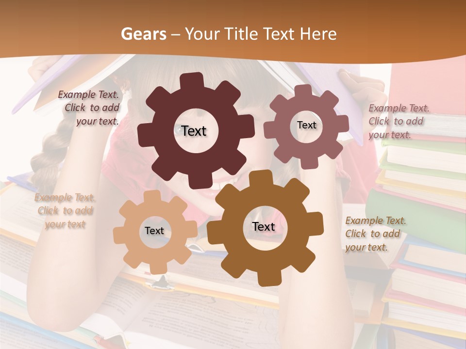 Table Back To School Study PowerPoint Template