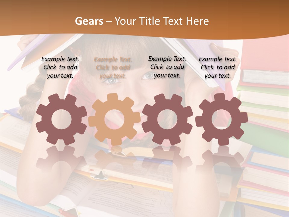Table Back To School Study PowerPoint Template