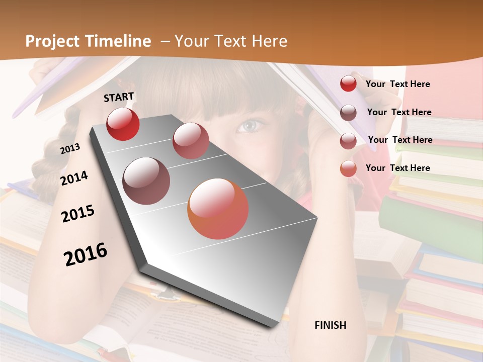 Table Back To School Study PowerPoint Template