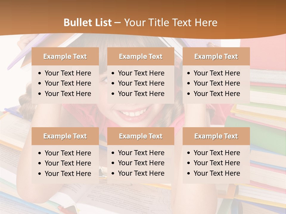 Table Back To School Study PowerPoint Template