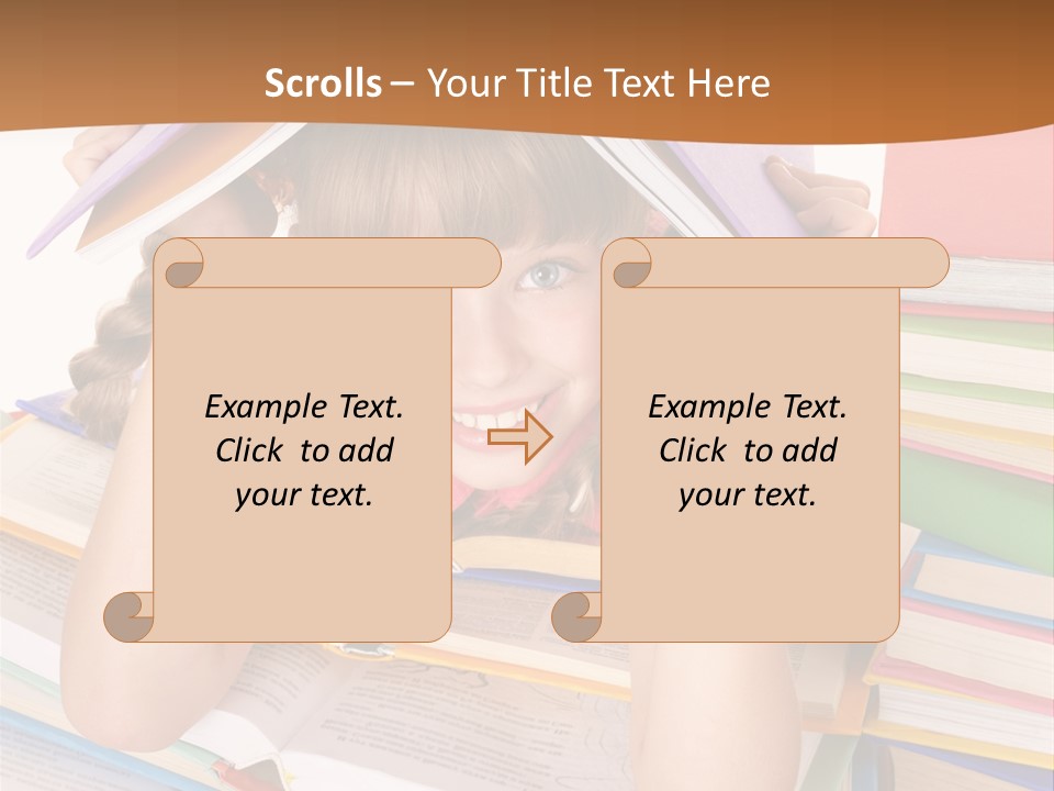 Table Back To School Study PowerPoint Template