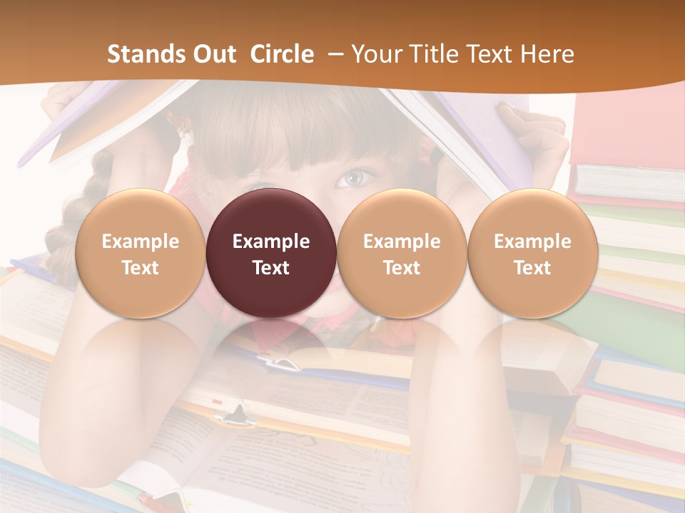 Table Back To School Study PowerPoint Template