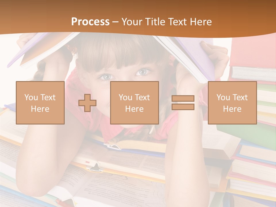 Table Back To School Study PowerPoint Template