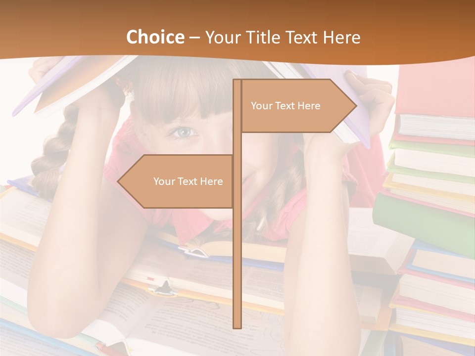 Table Back To School Study PowerPoint Template