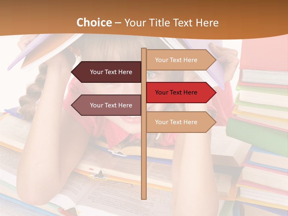 Table Back To School Study PowerPoint Template