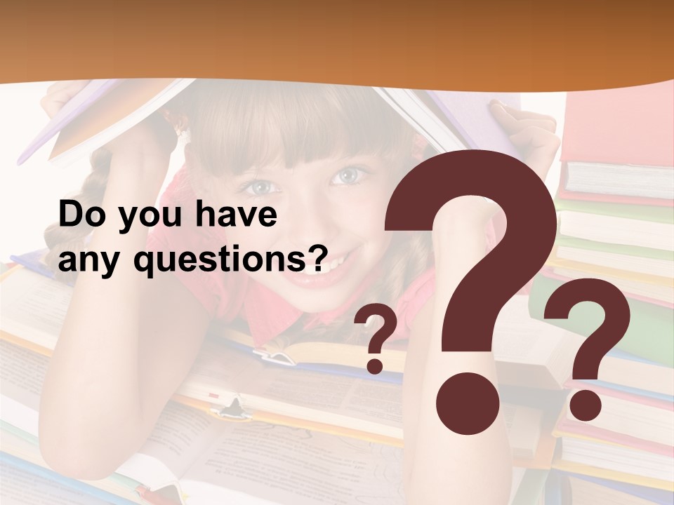 Table Back To School Study PowerPoint Template