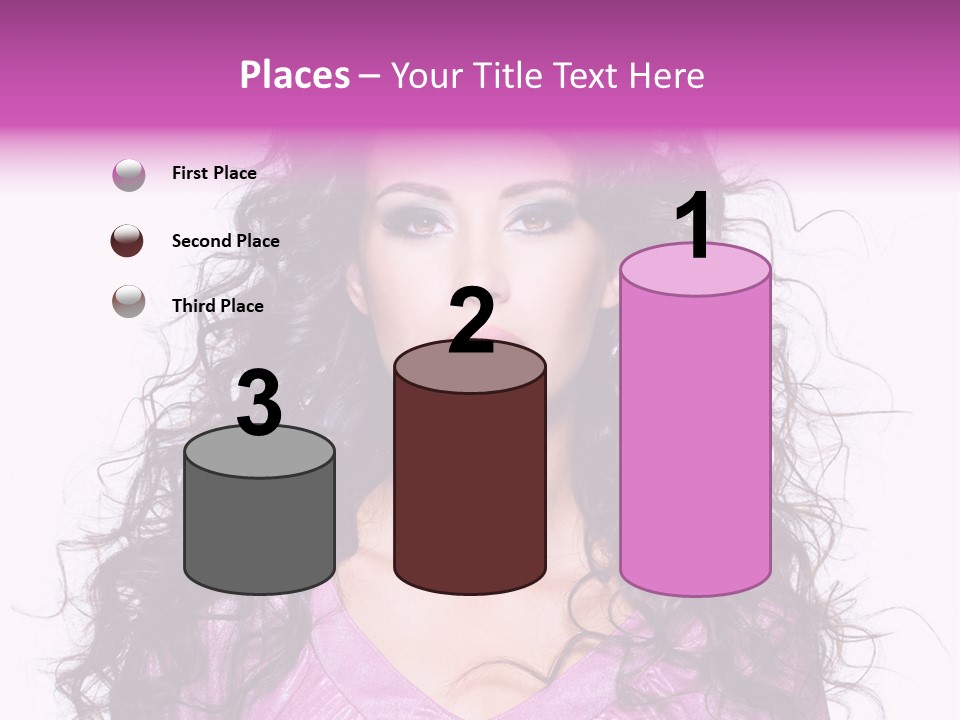 Close Up Looking Eye PowerPoint Template