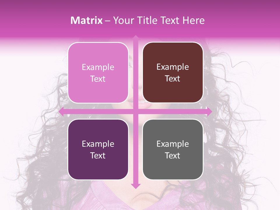 Close Up Looking Eye PowerPoint Template