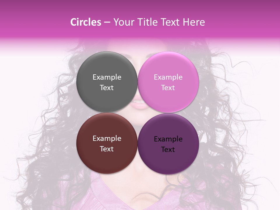 Close Up Looking Eye PowerPoint Template