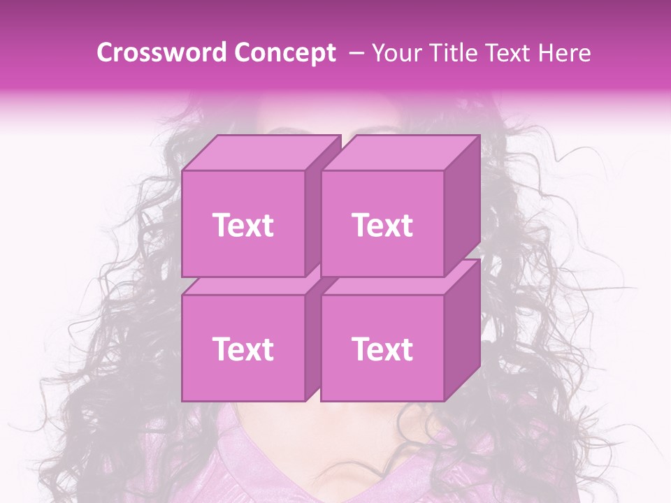 Close Up Looking Eye PowerPoint Template