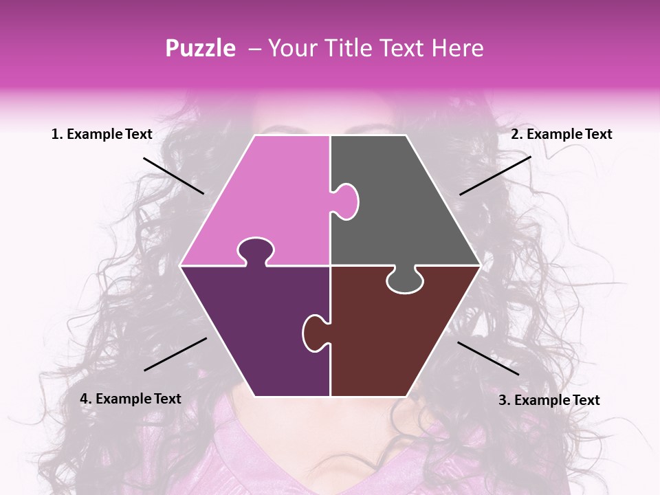 Close Up Looking Eye PowerPoint Template