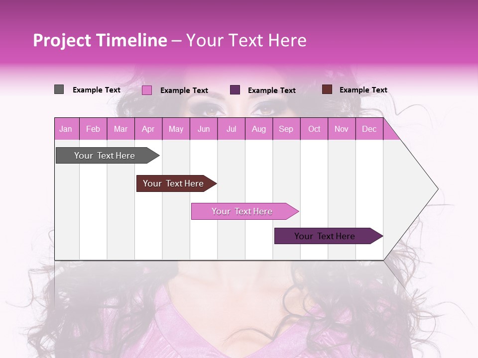 Close Up Looking Eye PowerPoint Template
