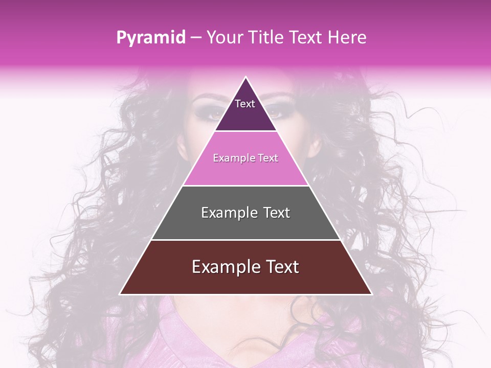 Close Up Looking Eye PowerPoint Template