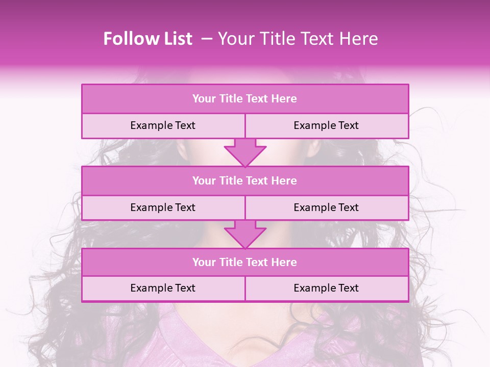 Close Up Looking Eye PowerPoint Template