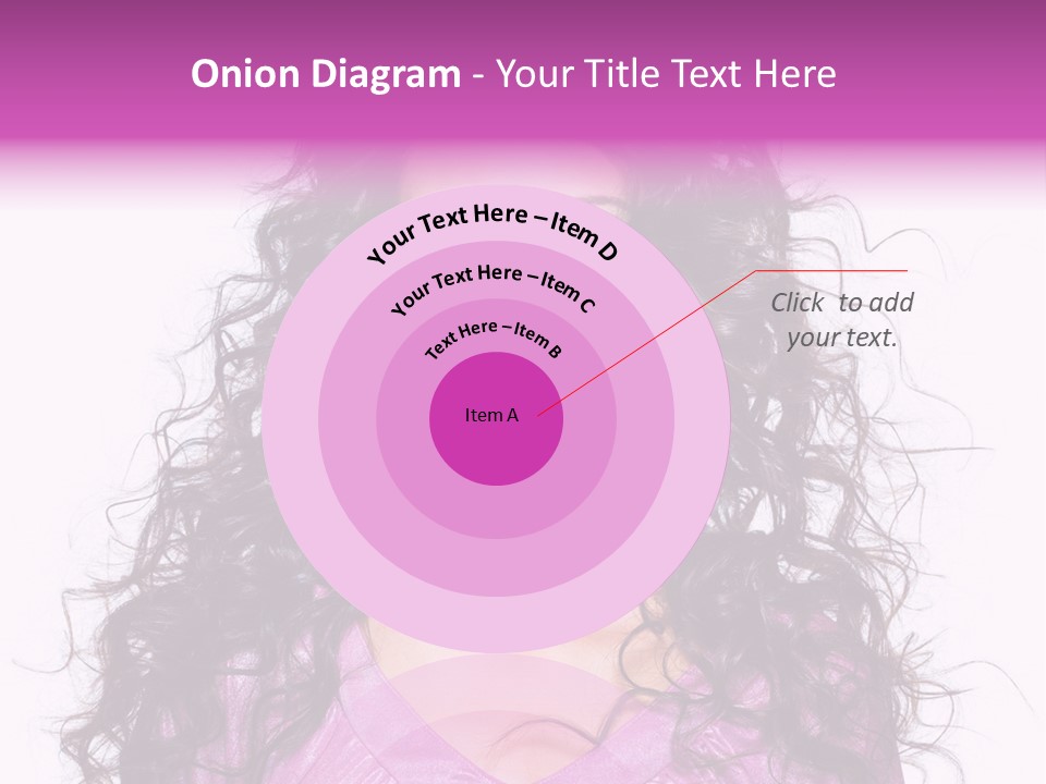 Close Up Looking Eye PowerPoint Template