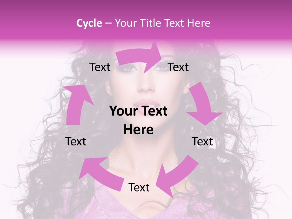 Close Up Looking Eye PowerPoint Template