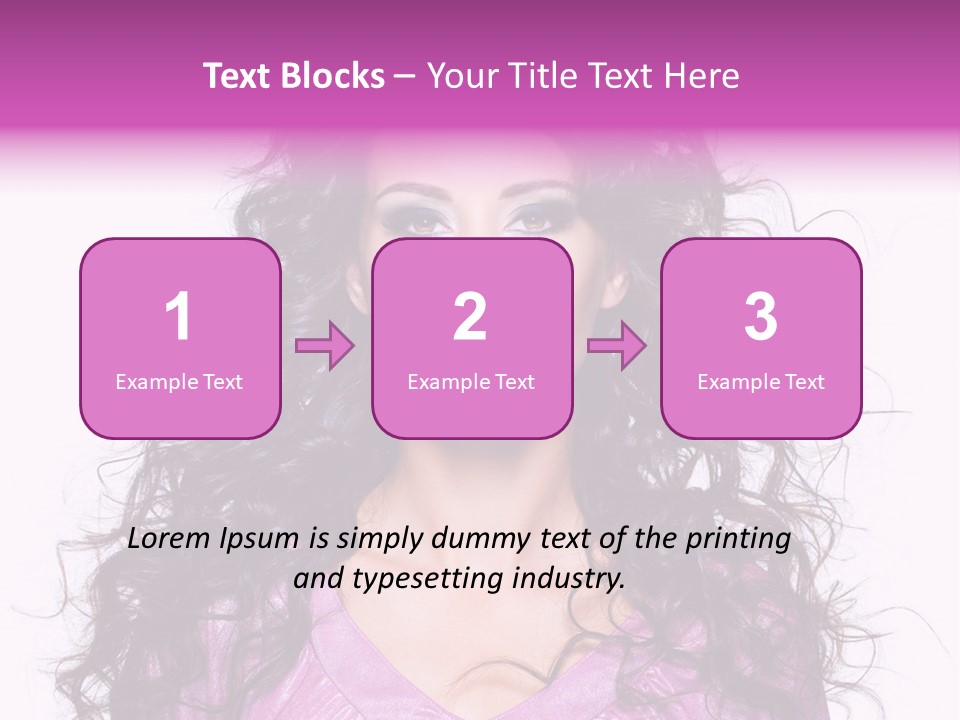 Close Up Looking Eye PowerPoint Template