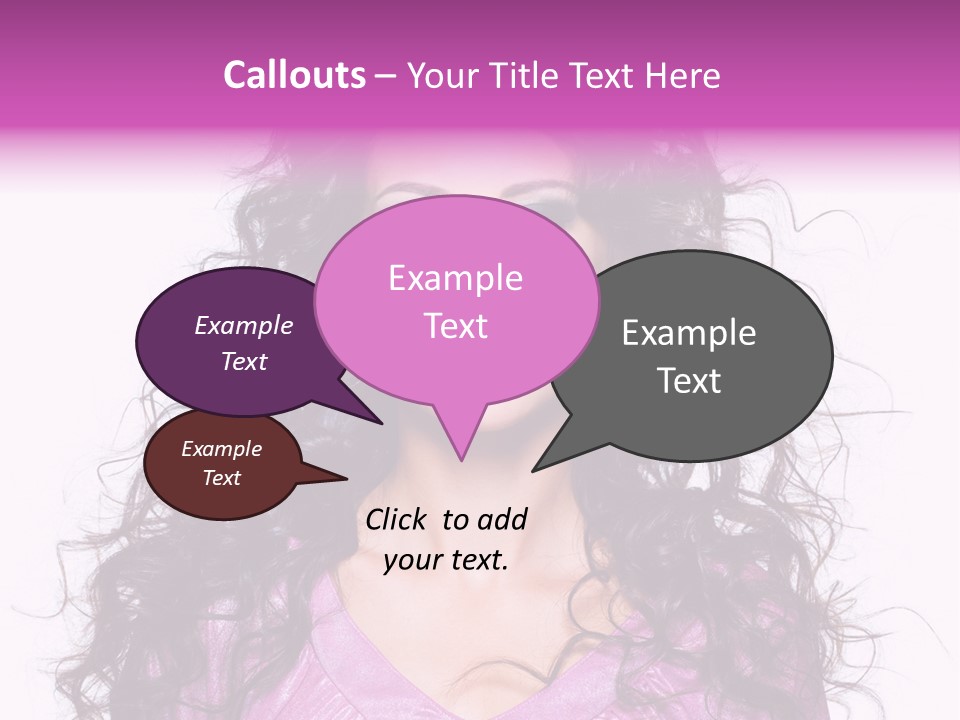 Close Up Looking Eye PowerPoint Template