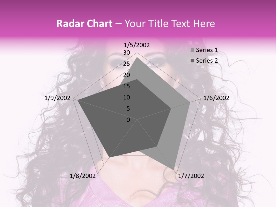Close Up Looking Eye PowerPoint Template
