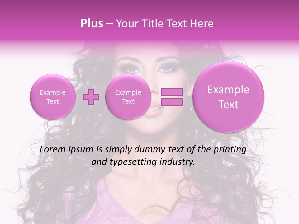 Close Up Looking Eye PowerPoint Template