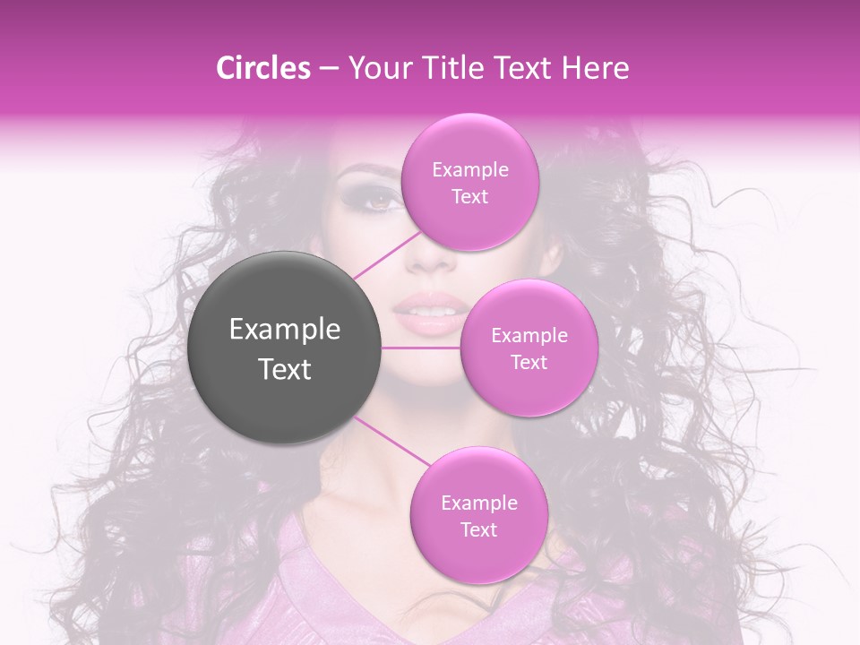 Close Up Looking Eye PowerPoint Template