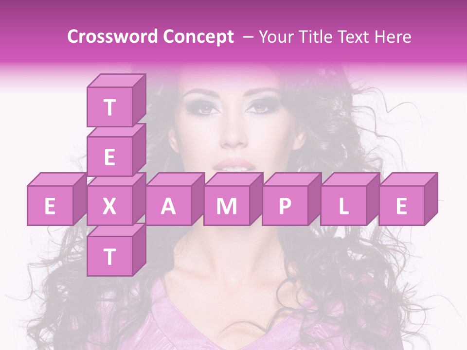 Close Up Looking Eye PowerPoint Template