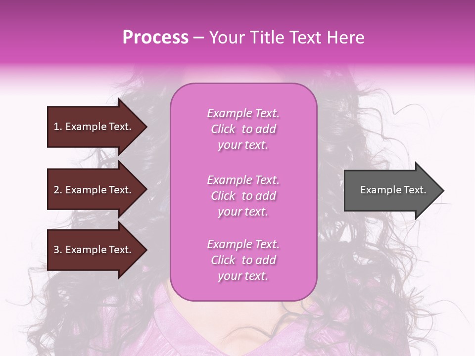 Close Up Looking Eye PowerPoint Template