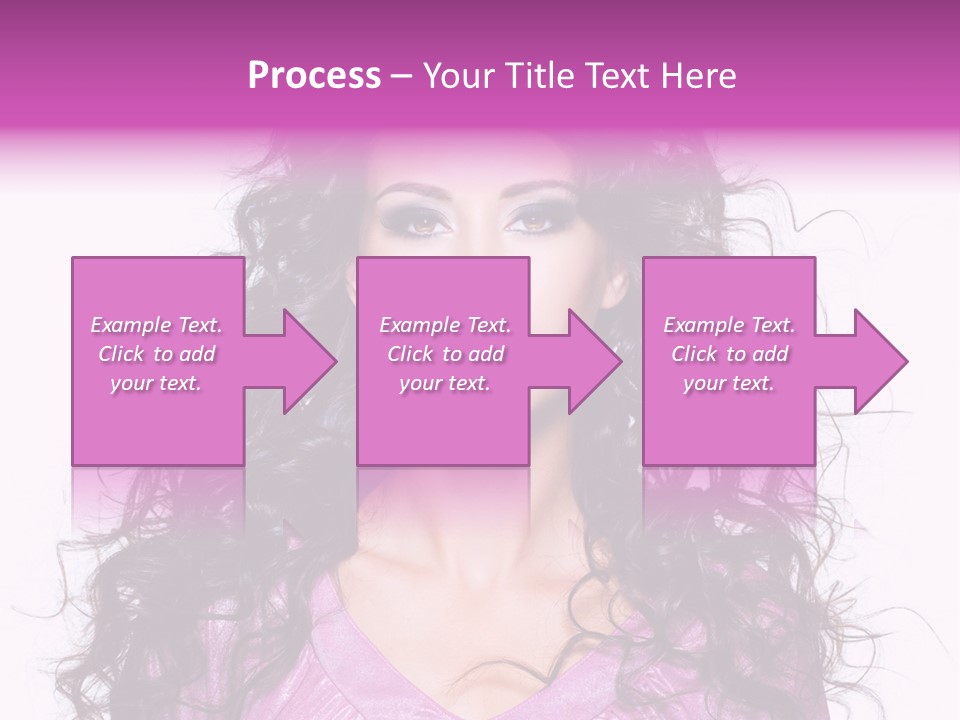 Close Up Looking Eye PowerPoint Template