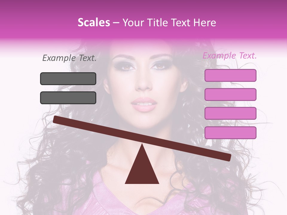 Close Up Looking Eye PowerPoint Template