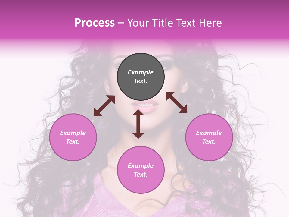 Close Up Looking Eye PowerPoint Template