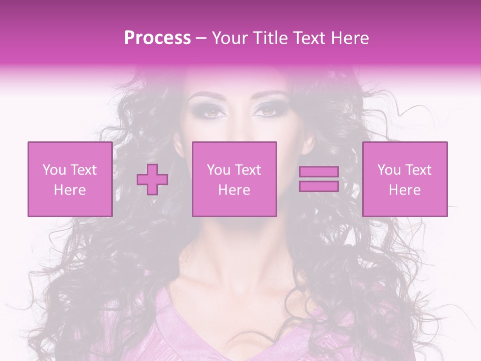 Close Up Looking Eye PowerPoint Template