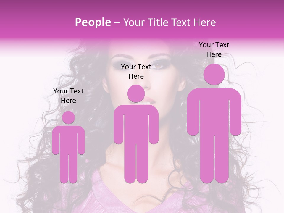 Close Up Looking Eye PowerPoint Template