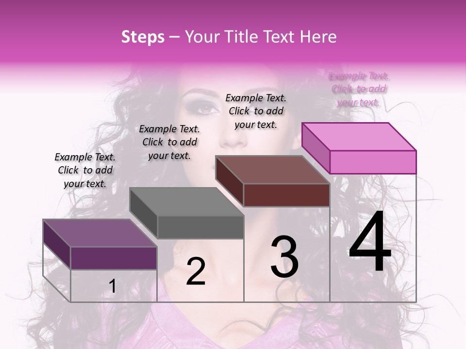 Close Up Looking Eye PowerPoint Template