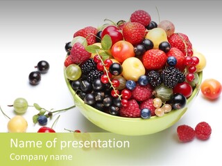 Snack Appetising Ingredient PowerPoint Template