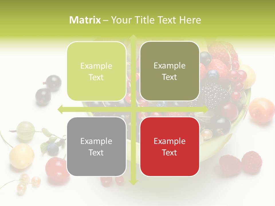 Snack Appetising Ingredient PowerPoint Template