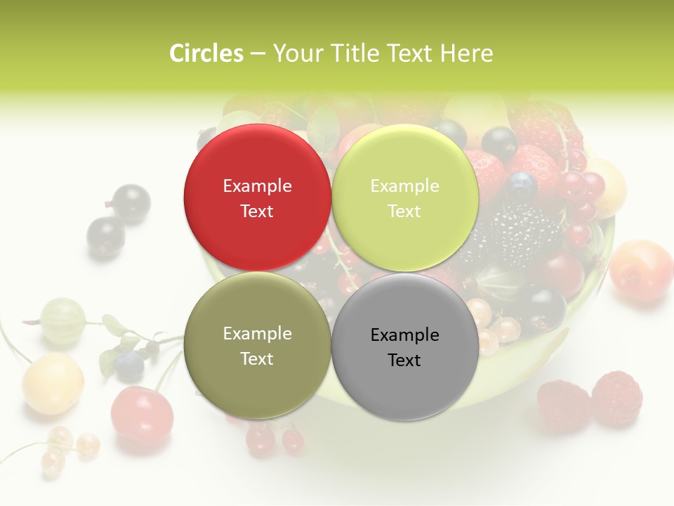 Snack Appetising Ingredient PowerPoint Template