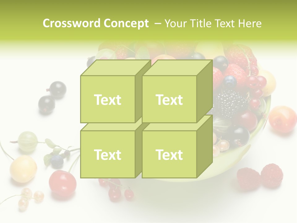 Snack Appetising Ingredient PowerPoint Template