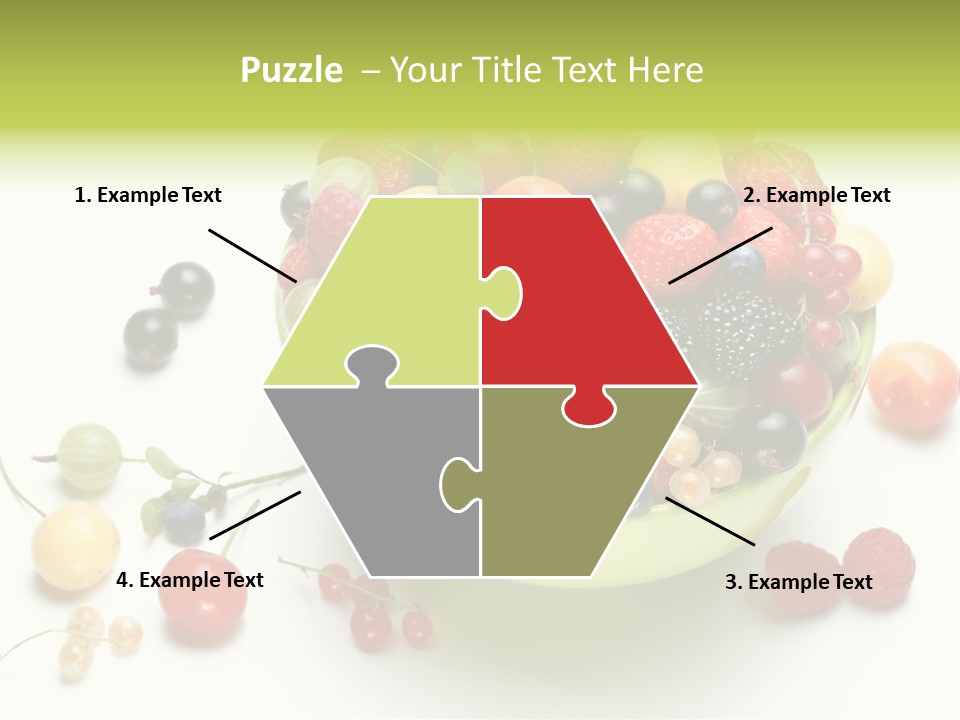 Snack Appetising Ingredient PowerPoint Template