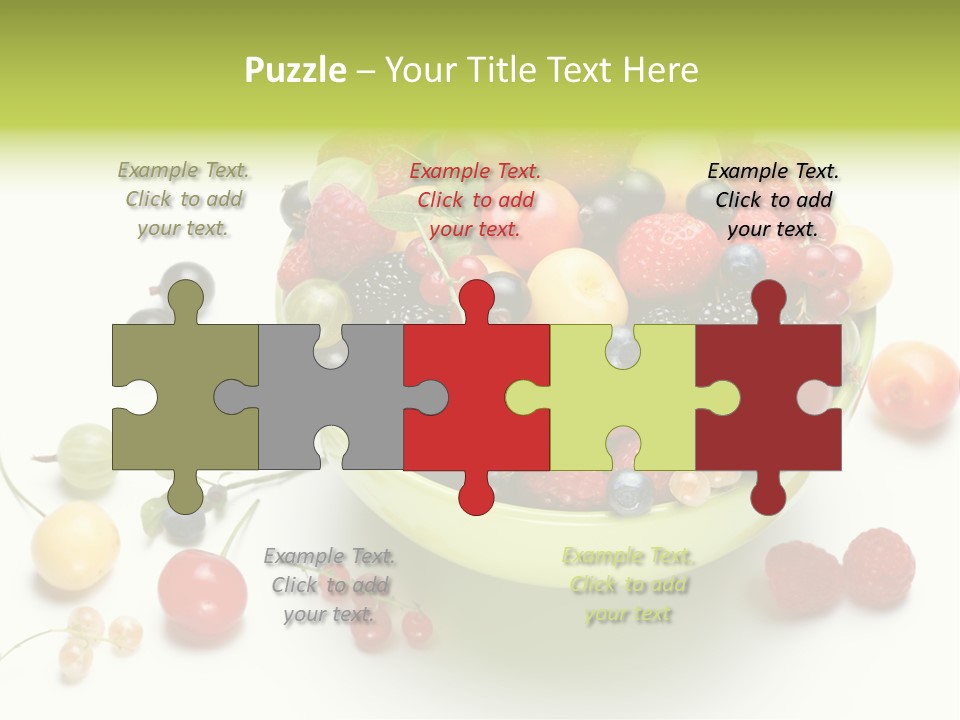 Snack Appetising Ingredient PowerPoint Template