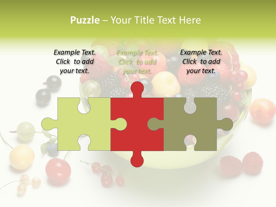 Snack Appetising Ingredient PowerPoint Template