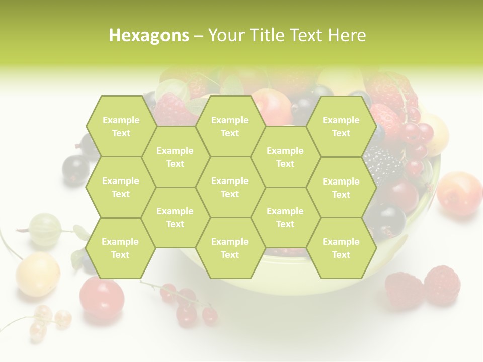 Snack Appetising Ingredient PowerPoint Template