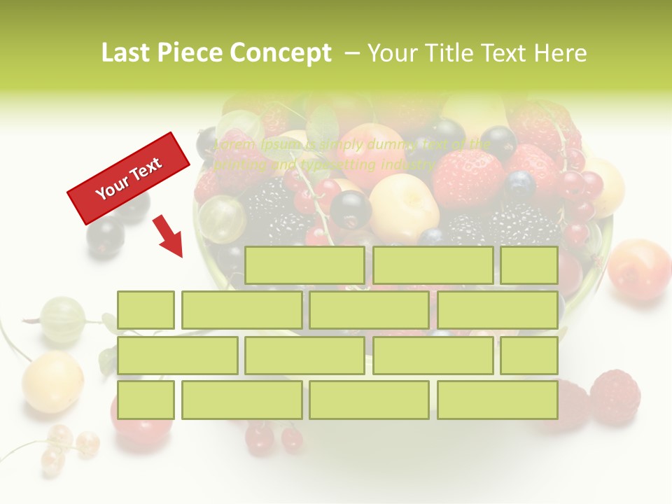 Snack Appetising Ingredient PowerPoint Template