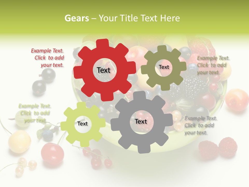 Snack Appetising Ingredient PowerPoint Template
